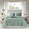 Madison Park 3pc Genoa Scalloped Edge Reversible Coverlet Set