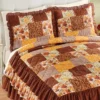 Collections Etc Autumn Patchwork Ruffled Edge Pillow Sham Gender Neutral 1 Collections Etc Autumn Patchwork Ruffled Edge Pillow Sham Gender Neutral -Cozy Bedding Home GUEST 55043473 3ff4 4167 8992 dfea12794e45