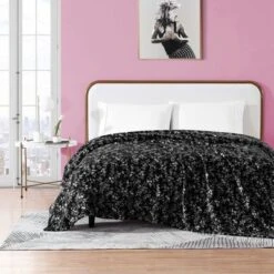 Betsey Johnson Ultra Soft Plush Feece Blanket Collection -Cozy Bedding Home GUEST 59870ca8 119e 4151 966b 5e7a3754f20b