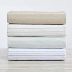 Great Bay Home Striped Microfiber Wrinkle Resistant Sheet Set 13 Great Bay Home Striped Microfiber Wrinkle Resistant Sheet Set -Cozy Bedding Home GUEST 5a101a78 d223 42ca 8305 0ab67cc47508
