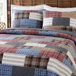 Modern Heirloom 3pc Cabin Quilt Set -Cozy Bedding Home GUEST 5ad6f013 fc94 4cbd 8b82 67d35a483f8a