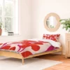 Deny Designs Maritza Lisa Red And Pink Floral Pattern Duvet Set -Cozy Bedding Home GUEST 5e20ed41 024d 4a60 b9ce 329b88a24da3