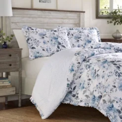 Laura Ashley Chloe Duvet Cover Set Blue -Cozy Bedding Home GUEST 600e7a08 7ea7 4a01 b828 302706528560