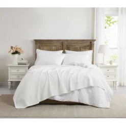 The Farmhouse By Rachel Ashwell Twin/Twin XL Cotton Waffle Blanket White -Cozy Bedding Home GUEST 6058cc52 f124 422d b5a4 277543d991cc