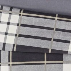 Milo Plaid Flannel Duvet Cover Set - Truly Soft -Cozy Bedding Home GUEST 60e6c938 1543 406c 8b7d cf340468c0cc