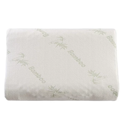Cheer Collection Contoured Latex Memory Foam Pillow With Washable Cover - White (24" X 16" X 4") 7 Cheer Collection Contoured Latex Memory Foam Pillow With Washable Cover - White (24" X 16" X 4") - Image 5