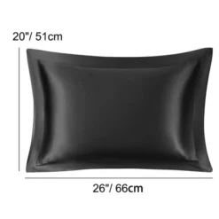 PiccoCasa Satin Silky Pillow Envelope Closure Soft Pillowcases 2 Pcs -Cozy Bedding Home GUEST 689e1d84 dd69 455f 81d5 fcaf10dfeea2