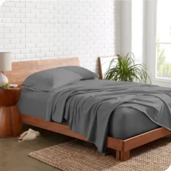 Bare Home Organic Cotton Jersey Sheet Set -Cozy Bedding Home GUEST 6c0da151 f855 46da 965f f31625ebb55f
