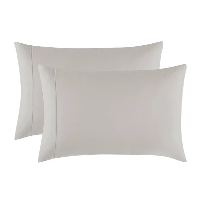 Badgley Mischka Standard 300TC Tencel Pillowcase Pair Griege: Cotton Faux Silk, Machine Washable, Tumble Dry 3 Badgley Mischka Standard 300TC Tencel Pillowcase Pair Griege: Cotton Faux Silk, Machine Washable, Tumble Dry