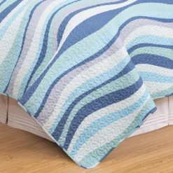 C&F Home Seawaves Coastal Beach Quilt Set -Cozy Bedding Home GUEST 6f4f87d3 8ca4 42ba bdab 252ca063e22c