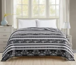 Noble House Extra Comfy & Soft Lightweight Blanket Queen & King - Odelia -Cozy Bedding Home GUEST 73e50bd3 963f 4b50 8836 59d181839f3a