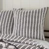 Tanzie Black Euro Sham Set Of 2 - Black & White - Levtex Home -Cozy Bedding Home GUEST 7420b718 d4f4 4f12 9c1a e7f8bfc826c0