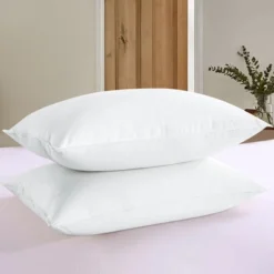 Peace Nest 2 Pack Feather Fiber Bed Pillows -Cozy Bedding Home GUEST 74eef2a3 638b 4ba3 8fbc de66e4efeae6