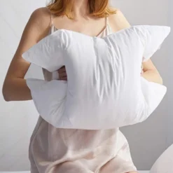 Aghana Digitals Fluffy Organic Cotton Bed Pillows Set Of 2, Queen Size