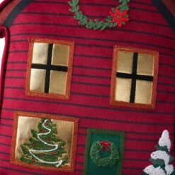 Hallmark Novelty Gingerbread House Dec Pillow Sham Red -Cozy Bedding Home GUEST 761a0e24 8077 4083 b839 55c258bcdf57
