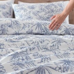 Tommy Bahama 3pc Pen And Ink Duvet Cover Bedding Set Blue -Cozy Bedding Home GUEST 7762e6b9 1fbd 43e4 bc60 a26ced347ee0