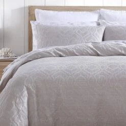 Textured Waffle Comforter & Sham Set - Tommy Bahama