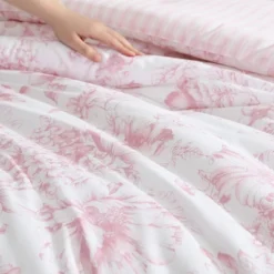 Laura Ashley Delphine Comforter Bedding Set Pink -Cozy Bedding Home GUEST 7b29b2a3 1292 4a3a bc59 5a8c5e4efc65