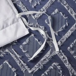 Camille Ombre Clipped Jacquard Duvet Cover & Sham Set Navy -Cozy Bedding Home GUEST 7da536e2 ce36 4ec1 bd76 b79680c2cd98