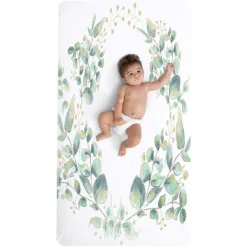 JumpOff Jo Fitted Crib Sheet - Cotton Crib Sheet For Standard Sized Crib Mattresses - Hypoallergenic And Breathable - 28 X 52 Inches -Cozy Bedding Home GUEST 7e884963 94f0 403a b81b 157dd8c1c123