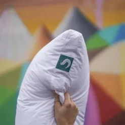 Contour Sleepgram Bed Support Adjustable Hypoallergenic Cool Sleeping Loft Soft Pillow With Removeable Microfiber Cover, Queen Size, White (2 Pack) -Cozy Bedding Home GUEST 7ff8c44c 9e2e 4391 8da3 e8e00ec38267