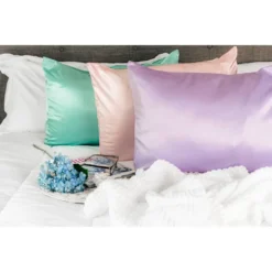 Morning Glamour Standard Satin Solid Pillowcase Aqua -Cozy Bedding Home GUEST 806ad8ed 5ce4 4ada aa2b 6b306a6c9fc3