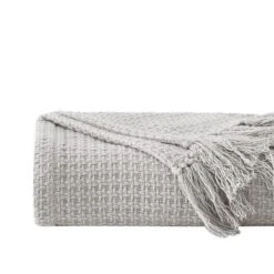 Southshore Fine Living Ashmore Collection 100% Cotton Bed Blanket Basketweave Luxury Blankets -Cozy Bedding Home GUEST 80c6e7ca d0d4 4ffb ad26 d46c1865b294
