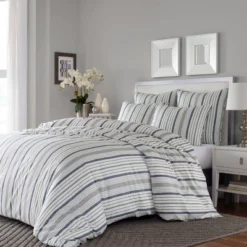 Gray Conrad Duvet Cover Set - Stone Cottage®
