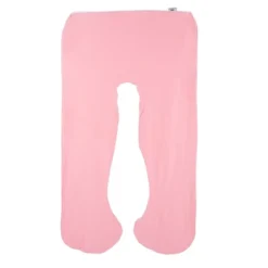 Full Body Pillow Cover- U-Shaped Soft Cotton Replacement Pillowcase, Removeable With Zipper For Pregnancy/Total Body Pillows By Hastings Home (Pink) -Cozy Bedding Home GUEST 85ede9ac 616c 454e 80da 4731dab87cb4