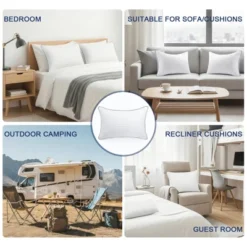 Itopfox Soft Queen Size Pillows Set Of 2, Fluffy & Supportive Bed Pillows For Back Stomach Side Sleepers Filled With Down Alternative, Luxury Pillows -Cozy Bedding Home GUEST 873e0269 3d94 4927 8570 654a654c86e8