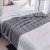 48" X 72" 12lbs Microfiber Weighted Blanket Gray - Pur Serenity -Cozy Bedding Home GUEST 876ad816 187f 4bdc 8653 adf2c265d547