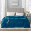 Twin Plush Electric Bed Blanket Teal - Beautyrest -Cozy Bedding Home GUEST 8942f414 2ab9 4849 8eab 9331c9df21c9