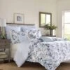 Laura Ashley Chloe Duvet Cover Set Blue -Cozy Bedding Home GUEST 89e60677 73a5 4d40 8222 f728d9a22795