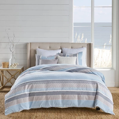 Santander Comforter Set - Blue, Grey & White - Levtex Home 5 Santander Comforter Set - Blue, Grey & White - Levtex Home - Image 3