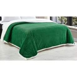 Jacquard Microplush Soft Premium Microplush Braided Blanket Green By Plazatex -Cozy Bedding Home GUEST 8c4a530c 46ef 4701 b885 6dd8b2d8f1ca