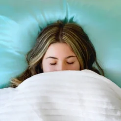 Morning Glamour Standard Satin Solid Pillowcase Aqua -Cozy Bedding Home GUEST 8ca4e12d f0d9 47da acf3 1640e2d311cb