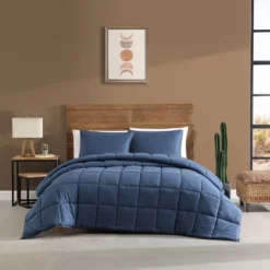 Mesa Microfiber Comforter Set Blue - Wrangler -Cozy Bedding Home GUEST 8cac0d6a 2214 4b04 b4cb 723cf6b3306c