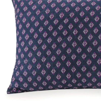 Vera Bradley Sedona Medallion Pillow Sham Navy 4 Vera Bradley Sedona Medallion Pillow Sham Navy - Image 2