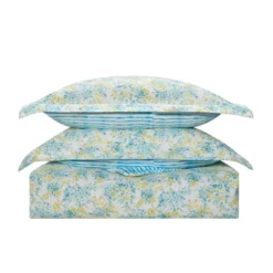 Happy Floral Microfiber Comforter Set Blue - Poppy & Fritz -Cozy Bedding Home GUEST 8df50cd9 29b6 42e8 8fd5 1925c2f0f6a0
