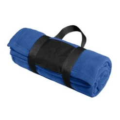 Port Authority Classic Fleece Blanket With Carrying Strap -Cozy Bedding Home GUEST 93993dd8 fecc 4c3f 8ea9 aabf22504498