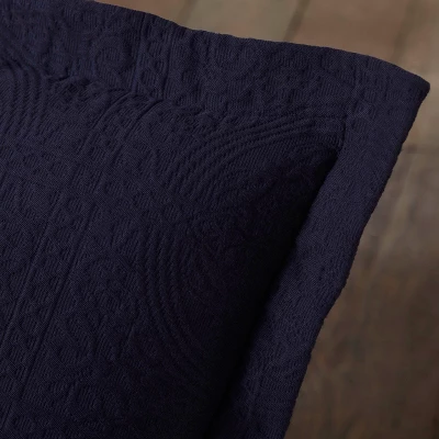 Medallion Jacquard Matelasse Cotton Bedspread Set By Blue Nile Mills 5 Medallion Jacquard Matelasse Cotton Bedspread Set By Blue Nile Mills - Image 3