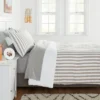 Stripe Microfiber Reversible Comforter & Sheet Set Gray - Room Essentials™ -Cozy Bedding Home GUEST 93d0bad5 b32f 4520 aa7a aa9957f18c34