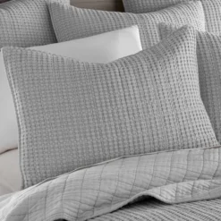 Mills Waffle Quilt And Pillow Sham Set - Levtex Home -Cozy Bedding Home GUEST 97400199 759d 40b8 adbf 5e92a593cb44