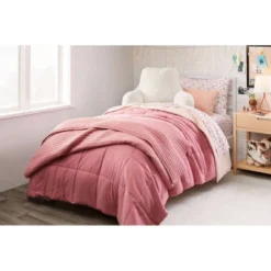 Reversible Microfiber Solid Comforter - Room Essentials™ -Cozy Bedding Home GUEST 97d10851 de80 4ced b650 2dae5d67b290