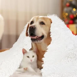 PiccoCasa Luxury Soft Fluffy Shaggy Faux Fur Bed Blanket 1 Pc -Cozy Bedding Home GUEST 98d3aac1 bf46 49c4 9b2e b44a5251dd4d