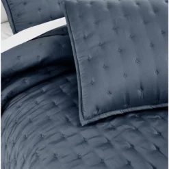 Southshore Fine Living, Set Of 2 Quilted Shams, Luxurious 300-thread-count 100% Rayon From Bamboo