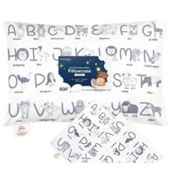 KeaBabies Toddler Pillowcase For 13X18 Pillow, Organic Toddler Pillow Case, Travel Pillow Case Cover -Cozy Bedding Home GUEST 9aaa08e6 5ced 4d7c ae98 6c9067289f2c