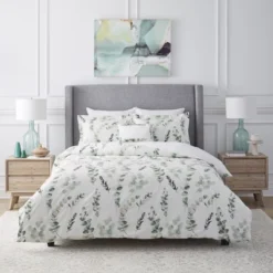 Pointehaven Digital Print 100% Combed Cotton Printed Breathable Crisp Percale Duvet Set -Cozy Bedding Home GUEST 9baad78c 648d 4d16 bf99 97f622a07ab0