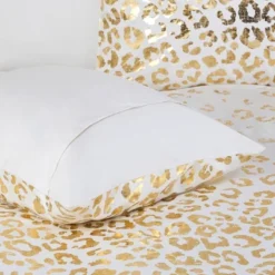 Kendra Metallic Printed Duvet Cover Set Ivory/Gold -Cozy Bedding Home GUEST 9bd49622 e295 4fdf 9126 53f097297547