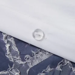 Camille Ombre Clipped Jacquard Duvet Cover & Sham Set Navy -Cozy Bedding Home GUEST 9c2c124c 5877 4f27 8ef4 7a7e6c8990b4